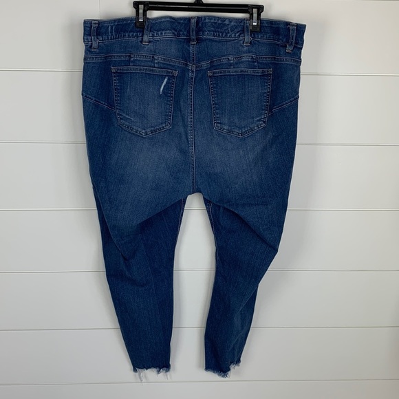 Torrid Women’s High-Rise Bombshell Skinny Stretch Deconstructed Size 24 R - Picture 5 of 16